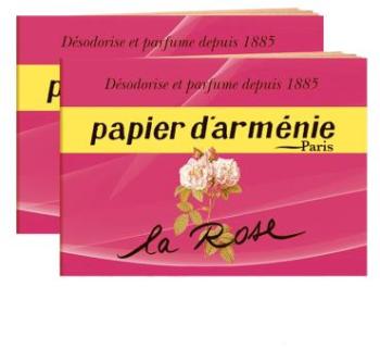 Papier dArménie - Carnet Papier dArménie La Rose