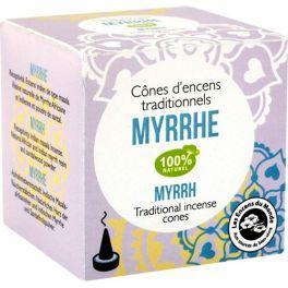 Myrrhe encens indien - Relaxant 12 cônes - Les Enc