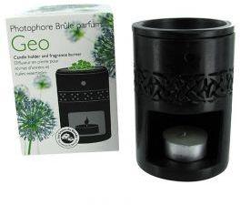 Photophore Geo pour résines et huiles essentielles