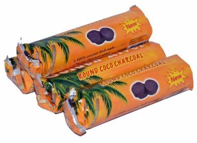 Charbons Naturels Golden River Coco - Lot de 4 Rou
