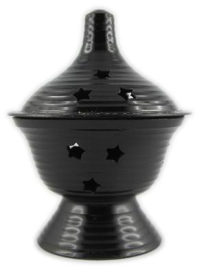 Brûle encens Antique - Encensoir Noir