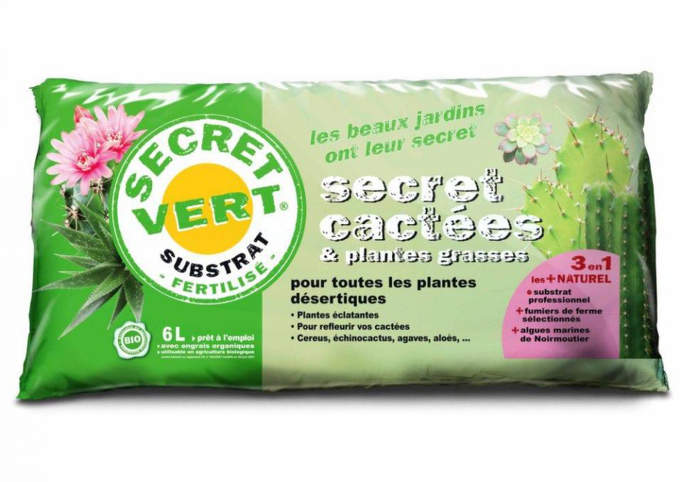Terreau pour cactées et plantes grasses 3kg Terreau pour cactées et plantes