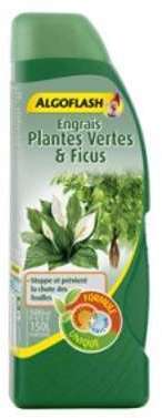 Engrais liquide Plantes Vertes et Ficus 500ml Engrais liquide Plantes Vertes