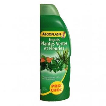 Engrais Plantes vertes et fleuries 1L Algoflash Engrais Plantes vertes et