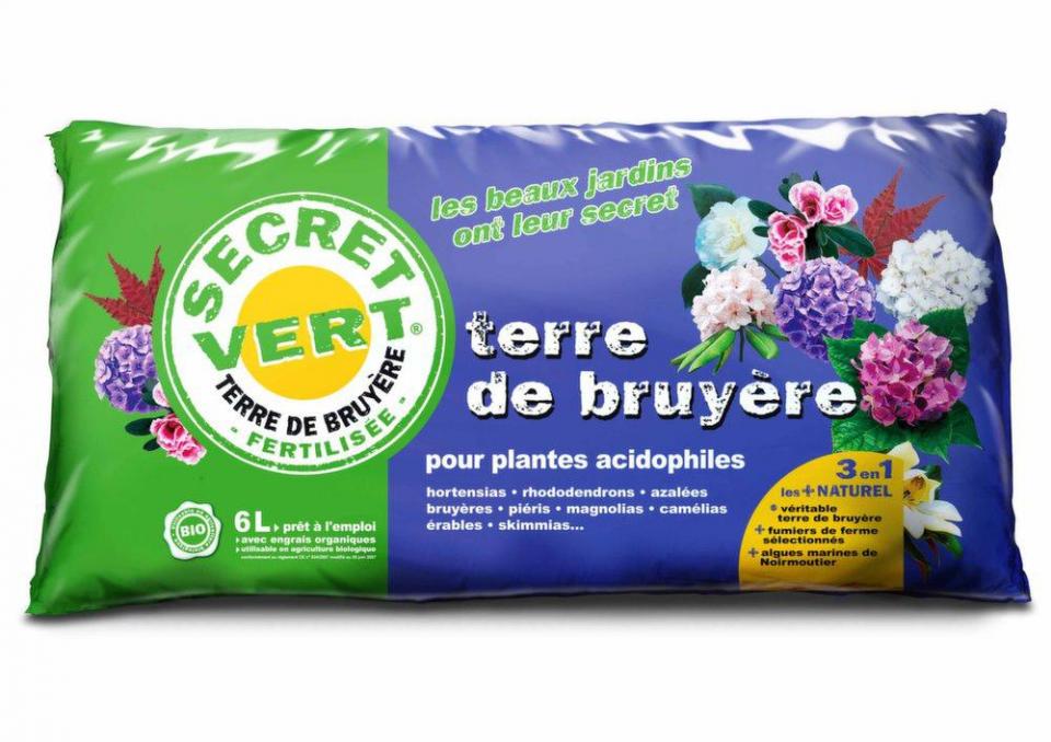 Terreau à la terre de bruyère 2 5kg Terreau à la terre de bruyère