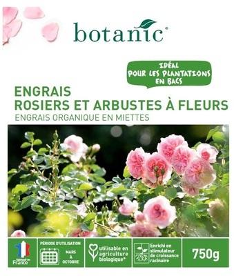 Engrais rosiers et arbustes à fleurs 750g