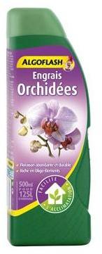 Engrais liquide Orchidées 500ml Algoflash Engrais liquide Orchidées