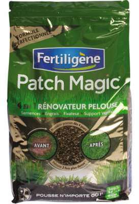 Patch Magic 4 en 1 rénovateur pelouse Fertiligène