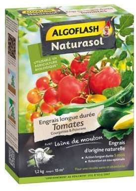 Engrais Tomates Courgettes et Poivrons Algoflash Naturasol Engrais Tomates Courgettes