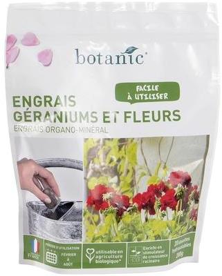 Engrais géraniums et fleurs en doses 20x10g
