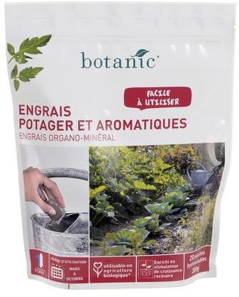 Engrais potager et aromatiques en doses 20x10g