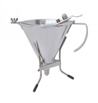 Entonnoir à piston de buyer inox 3 débits étanche
