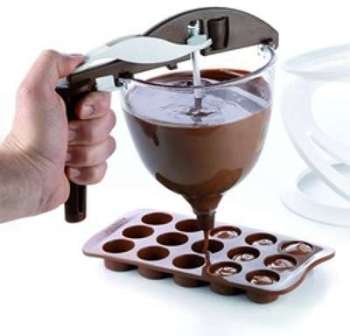 Entonnoir doseur à piston pour chocolat - Silikoma