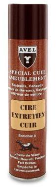 Cire Entretien Cuir Aérosol AVEL Cire Entretien Cuir Aérosol