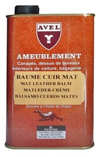 Baume incolore pour cuir mat AVEL 500ml