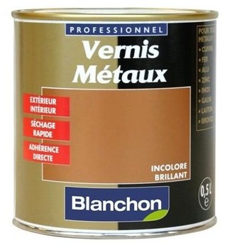 Vernis métaux incolore brillant - Blanchon - Pot 2