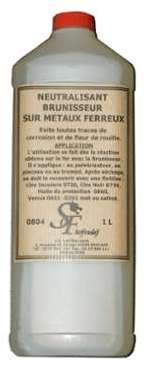 Neutralisant pour brunisseur de métaux - DECO FER FORGE Neutralisant pour brunisseur