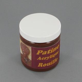 Patine Acrylique Rouille 250ml. - Tourde.
