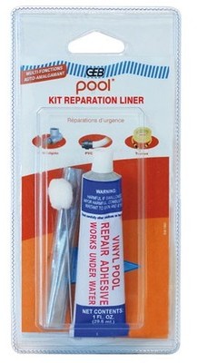 Kit de réparation liner piscine, PVC souple