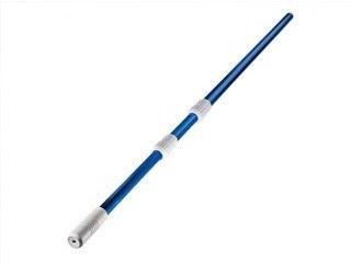 Manche télescopique aluminium 3 parties 3x1m