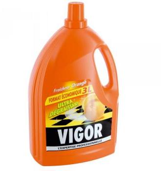 Nettoyant parfumé Vigor Orange ultra dégraissant 3 Nettoyant parfumé Vigor Orange