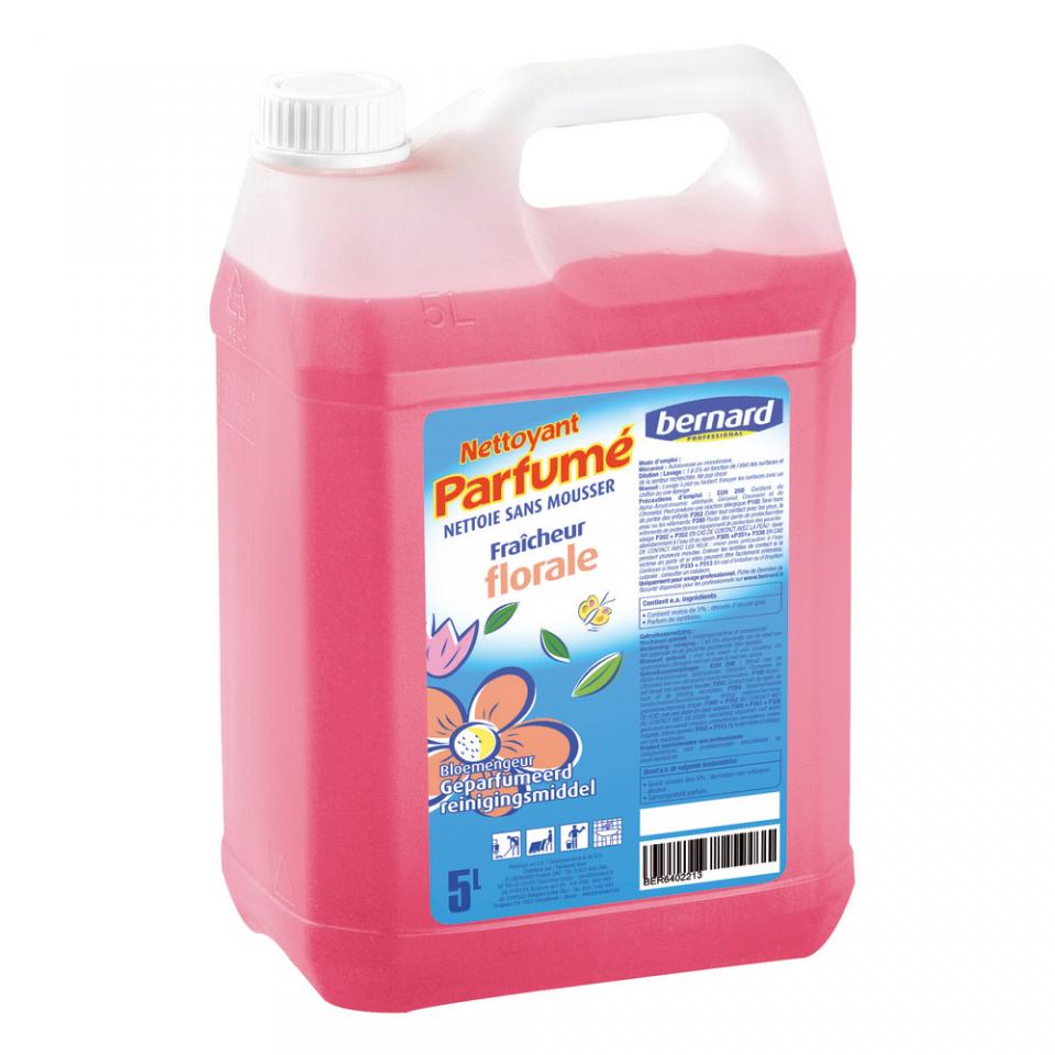 Détergent parfumé HACCP Bernard floral 5 L Détergent parfumé HACCP Bernard
