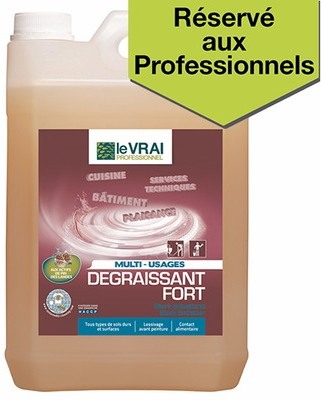 Nettoyant HACCP Le Vrai dégraissant Fort 5 L Nettoyant HACCP Le Vrai dégraissant