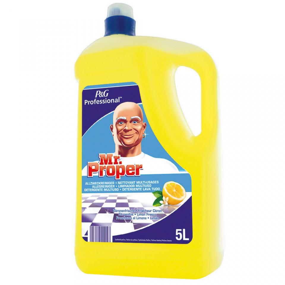 Nettoyant parfumé Mr Proper professional citron 5 L Nettoyant parfumé Mr Proper