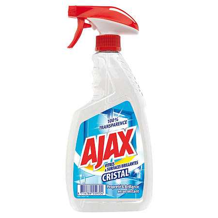 Nettoyant vitres Cristal AJAX - Nettoyant vitres pulvérisateurs Nettoyant vitres Cristal AJAX