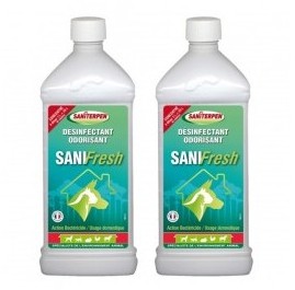SANITERPEN Sanifresh Désinfectant Odorisant - 2 x