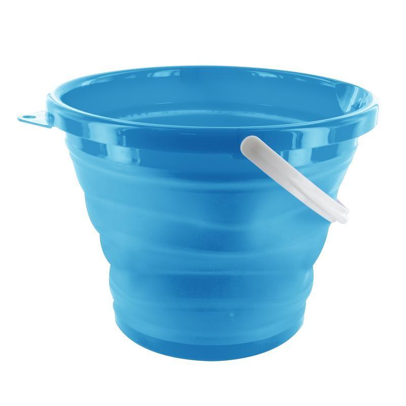 Seau rétractable rond en silicone 10 litres