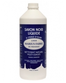Savon noir liquide à lhuile dOlive 1 litre Mariu