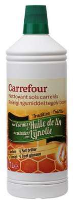 Nettoyant ménager sols carrelés à l huile de lin Carrefour Nettoyant ménager sols carrelés