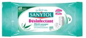 Lingettes multi-usages Sanytol - le paquet de 48 lingettes Lingettes multi-usages Sanytol