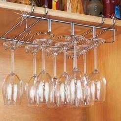 Support à verres pour étagère