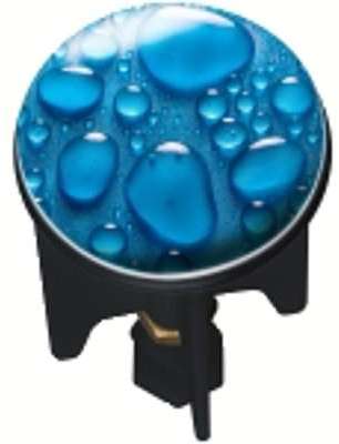 Bouchon de lavabo universel motif gouttelettes