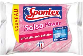 Eponges grattantes salle de bains Spontex - le lot Eponges grattantes salle de