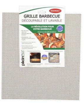 Grille barbecue rectangulaire découpable et lavabl