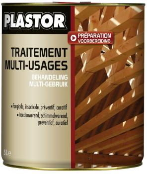 Traitement bois multi-usages (5L) : Traitement des