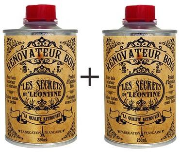 Lot de 2 rénovateurs bois - Les secrets de Léontin
