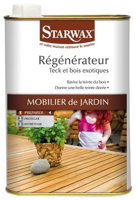 Régénérateur mobilier de jardin - spécial teck, bo