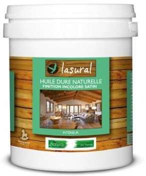 Huile dure satinée incolore, 3l, Lasural, Laborato