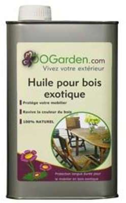 Huile de protection pour mobilier en bois exotiques Huile de protection pour mobilier