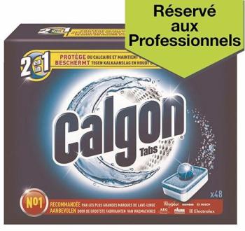 Anticalcaire lave-linge Calgon 2 en 1 48 tablettes Anticalcaire lave-linge Calgon