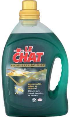 Lessive huiles essentielles fraîcheur Le Chat - le Lessive huiles essentielles