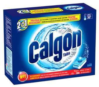 Tablettes anti-calcaire Calgon - les 48 tablettes - Tablettes anti-calcaire Calgon