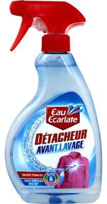 Détachant liquide avant lavage blanc couleurs Eau Ecarlate Détachant liquide avant lavage