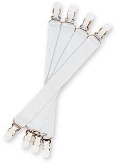 Lot de 4 tendeurs pour housse ou drap blanc