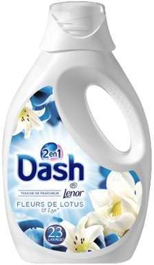 Lessive Fleurs de Lotus Dash - le bidon d 1 500 l Lessive Fleurs de Lotus Dash