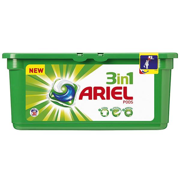 Lessive en doses ARIEL régulier - Lessive 30 doses